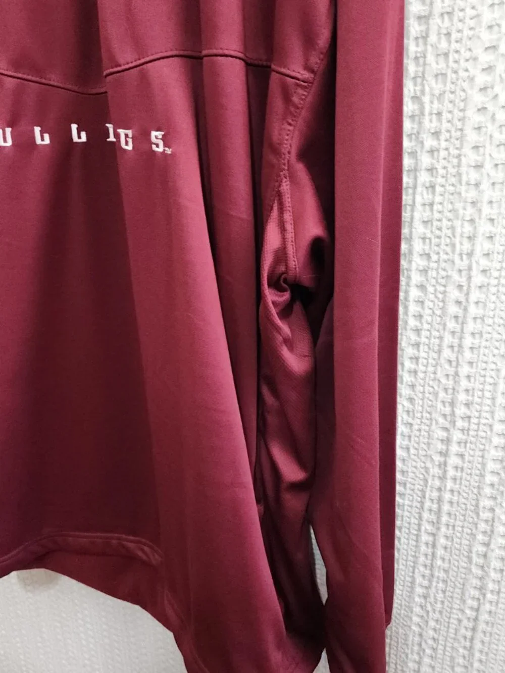 Mississippi State Bulldogs Quarter Zip Pullover 3XL Maroon Athletic Sweater